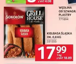 Selgros Kiełbasa śląska Sokołów Grill House oferta
