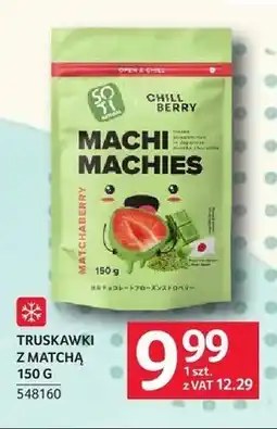 Selgros Truskawki w czekoladzie matcha Machi Machies oferta