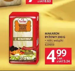 Selgros Makaron ryżowy TaoTao nitki oferta