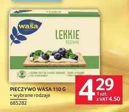 Selgros Pieczywo chrupkie Wasa Lekkie pszenne oferta