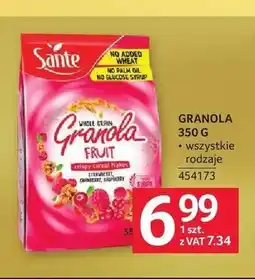 Selgros Granola Sante Fruit oferta