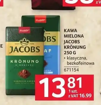 Selgros Kawa mielona Jacobs Krönung klasyczna oferta