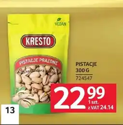 Selgros Pistacje prażone Kresto oferta