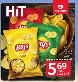 Selgros Chipsy Lay's Salted oferta