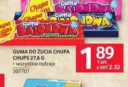 Selgros Guma do żucia Chupa Chups Balonowa o smaku tutti frutti oferta