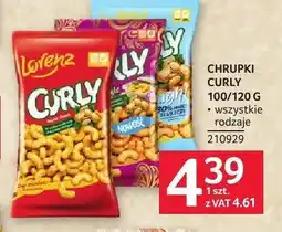 Selgros Chrupki orzechowe Lorenz Curly Light oferta