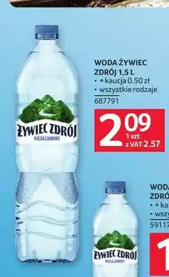 Selgros Woda źródlana Żywiec Zdrój oferta