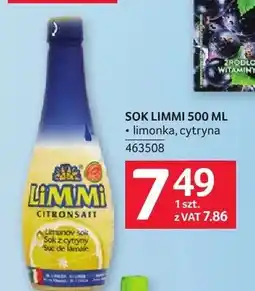 Selgros Sok z cytryny Limmi oferta