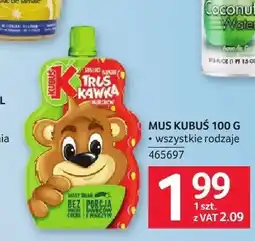 Selgros Mus truskawkowy Kubuś oferta