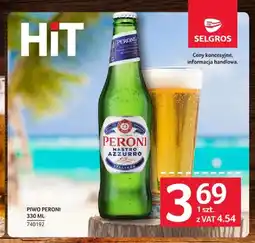 Selgros Piwo Peroni Nastro Azzurro oferta