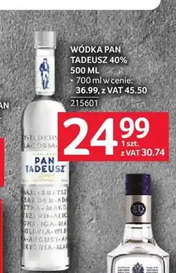 Selgros Wódka Pan Tadeusz 40% oferta