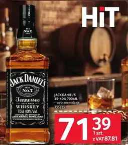 Selgros Whiskey Jack Daniel's 35-40% oferta