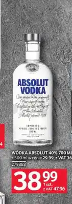 Selgros Wódka Absolut 40% oferta