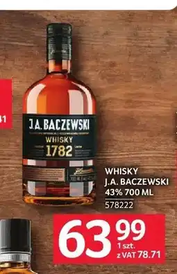 Selgros Whisky J.A. Baczewski oferta