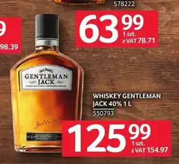 Selgros Whiskey Gentleman Jack 40% oferta