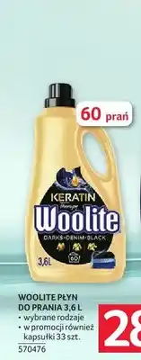 Selgros Płyn do prania Woolite Keratin Therapy Darks Denim Black oferta