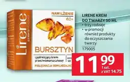 Selgros Krem do twarzy Lirene Bursztyn ujędrniający 60+ oferta