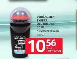 Selgros Dezodorant roll-on L'Oreal Men Expert Carbon Protect oferta