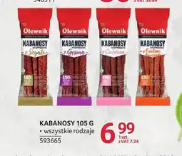 Selgros Kabanosy wieprzowe z szynki Olewnik oferta