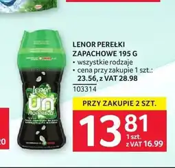 Selgros Perełki zapachowe Lenor Unstoppables oferta