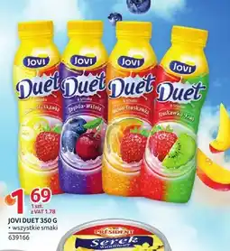 Selgros Napój jogurtowy Jovi Duet o smaku jagoda-wiśnia oferta