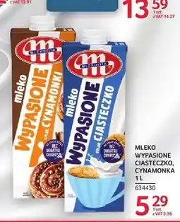 Selgros Mleko UHT o smaku ciasteczkowym Mlekpol Wypasione oferta