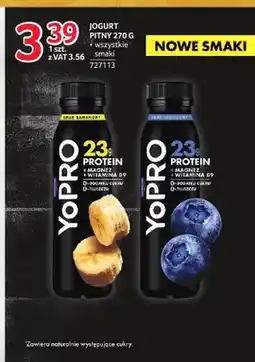 Selgros Jogurt pitny YoPro o smaku bananowym oferta