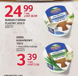Selgros Serek kanapkowy śmietankowy Hochland oferta