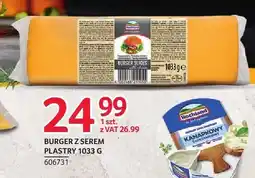 Selgros Burger z serem plastry Hochland oferta