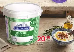 Selgros Jogurt naturalny 2,5% Mleczarnia oferta