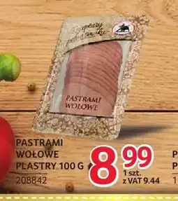 Selgros Pastrami wołowe plastry ZMB Białystok oferta