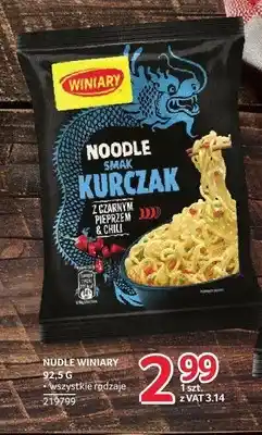 Selgros Nudle Winiary smak kurczak z czarnym pieprzem & chili oferta