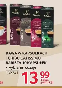 Selgros Kawa w kapsułkach Tchibo Cafissimo Barista Espresso oferta