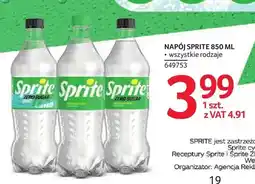 Selgros Napój Sprite Zero Sugar Mint Chill oferta