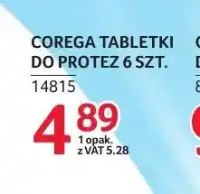 Selgros Tabletki do czyszczenia protez Corega 3 minuty 6 sztuk oferta
