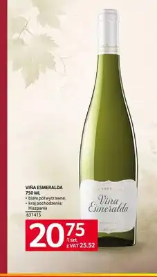 Selgros Wino Viña Esmeralda białe półwytrawne Hiszpania oferta