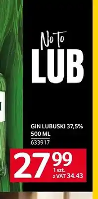 Selgros Gin Lubuski 37,5% oferta