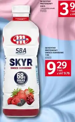 Selgros Skyr pitny proteinowy owoce ogrodowe Mlekovita SBA oferta