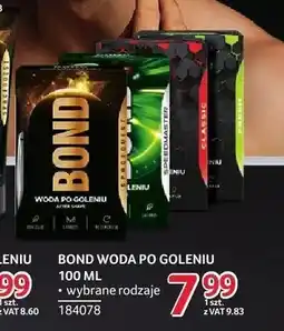 Selgros Woda po goleniu Bond Fresh oferta