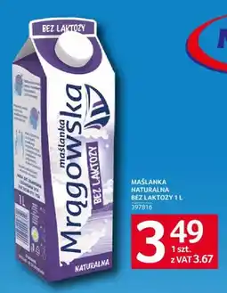 Selgros Maślanka naturalna bez laktozy Mlekpol Mrągowska oferta