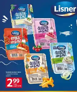 Selgros Śledzik na raz w oleju z cebulką Lisner oferta