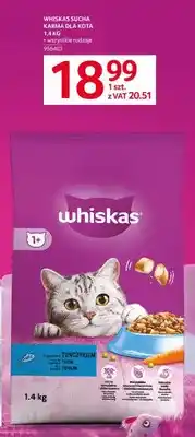 Selgros Karma dla kota sucha Whiskas oferta