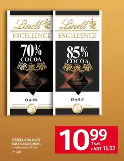 Selgros Czekolada Lindt Excellence 85% Cocoa oferta