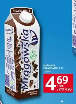 Selgros Maślanka stracciatella Mlekpol Mrągowska oferta