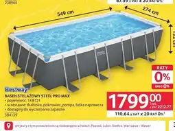 Selgros Basen stelażowy Bestway Steel Pro Max oferta