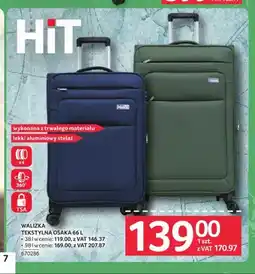 Selgros Walizka tekstylna Osaka oferta