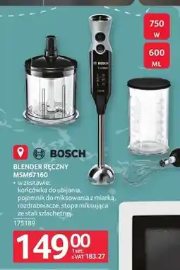 Selgros Blender ręczny Bosch MSM67160 oferta