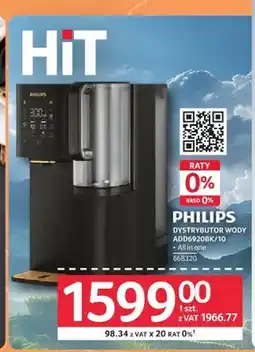 Selgros Dystrybutor wody Philips ADD6920BK/10 oferta