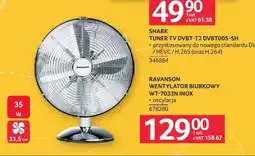 Selgros Wentylator biurkowy Ravanson WT-7033N Inox oferta