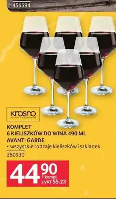 Selgros Komplet kieliszków do wina Krosno Avant-Garde oferta
